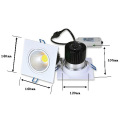 Downlight quadrado LED com 3 anos de garantia